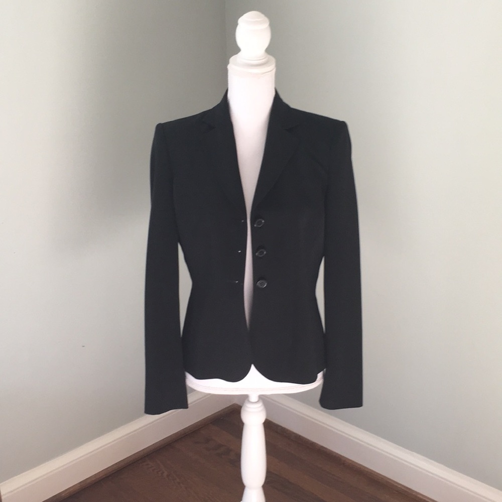 Black, 3-button Anne Klein Jacket